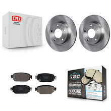 Charger l'image dans la galerie, Rear Disc Brake Rotors And Ceramic Pads Kit For Mazda 3 CX-3 Sport