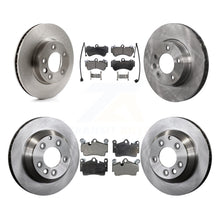 Load image into Gallery viewer, Front Rear Disc Brake Rotor Ceramic Pad Kit (6Pc) For Porsche Cayenne Volkswagen