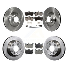 Load image into Gallery viewer, Front Rear Disc Brake Rotor Ceramic Pad Kit (6Pc) For Audi Q7 Volkswagen Touareg