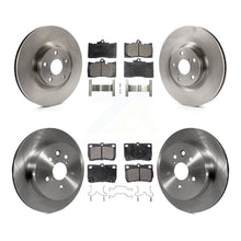 Charger l&#39;image dans la galerie, Front Rear Brake Rotors Ceramic Pad Kit (6Pc) For Lexus GS350 IS350 GS450h GS460