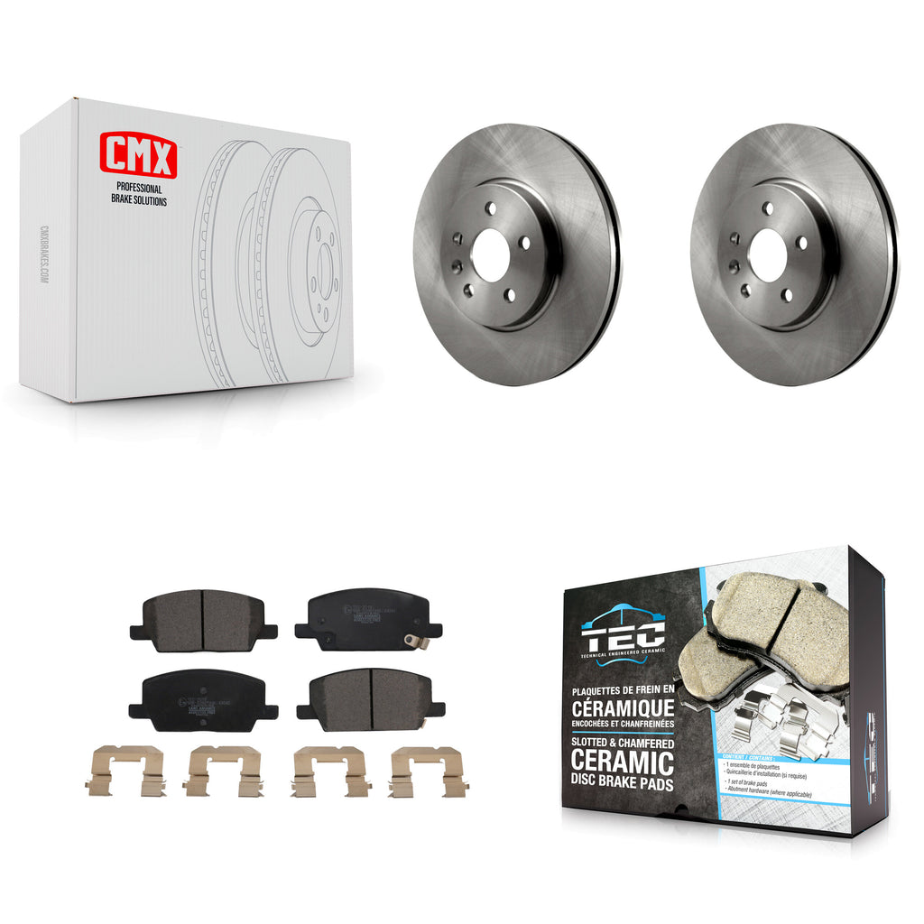 Front Disc Brake Rotors And Ceramic Pads Kit For Chevrolet Trax Buick Encore