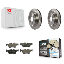Rear Brake Rotors & Ceramic Pad Kit For BMW X1 Mini Cooper Countryman X2 Clubman