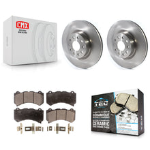 Charger l'image dans la galerie, Front Disc Brake Rotors And Ceramic Pads Kit For Cadillac CTS