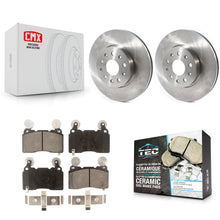 Charger l'image dans la galerie, Front Disc Brake Rotors And Ceramic Pads Kit For Cadillac CTS Chevrolet Camaro