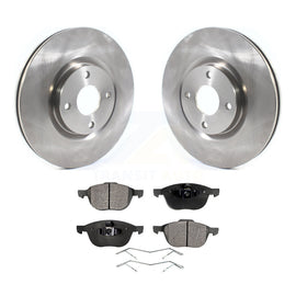 [Front] 2018-2022 Ford EcoSport Premium OE Brake Rotors & Ceramic Pads Kit For Max Braking