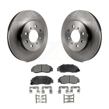 Charger l&#39;image dans la galerie, Front Disc Brake Rotors And Ceramic Pads Kit For 1992-1993 Acura Integra GS-R