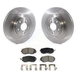 Front Brake Rotors Ceramic Pad Kit For Subaru Forester Impreza Outback XV Legacy