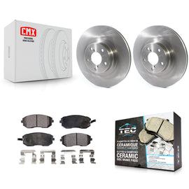 Front Brake Rotor And Ceramic Pad Kit For Subaru Outback Legacy Forester Impreza