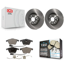 Load image into Gallery viewer, Front Disc Brake Rotors And Ceramic Pads Kit For Volkswagen CC Passat