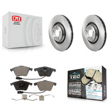 Load image into Gallery viewer, Front Disc Brake Rotors And Ceramic Pads Kit For Audi TT Quattro TTS