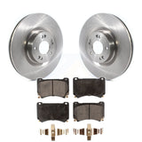 Front Disc Brake Rotors And Ceramic Pads Kit For Hyundai Genesis Equus