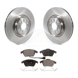 Front Brake Rotors & Ceramic Pad Kit For Volkswagen CC With 340mm Diameter Rotor
