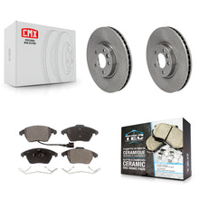 Load image into Gallery viewer, Front Brake Rotors &amp; Ceramic Pad Kit For Volkswagen CC With 340mm Diameter Rotor