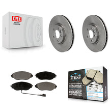 Load image into Gallery viewer, Front Disc Brake Rotors And Ceramic Pads Kit For Volkswagen CC AWD