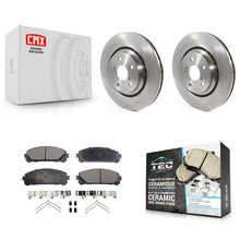 Charger l'image dans la galerie, Front Brake Rotor And Ceramic Pad Kit For Lexus RX350 RX450h Toyota RX350L Camry