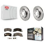 [Front] 2017-2022 Mitsubishi Mirage G4 Premium OE Brake Rotors & Ceramic Pads Kit For Max Braking