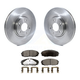[Front] 2015-2020 Kia Sedona Premium OE Brake Rotors & Ceramic Pads Kit For Max Braking