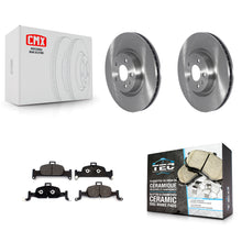 Charger l'image dans la galerie, Front Brake Rotor Ceramic Pad Kit For Audi Q5 A4 A5 Quattro A6 Sportback allroad