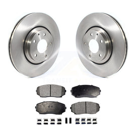 Front Disc Brake Rotors And Ceramic Pads Kit For Mazda CX-5 CX-9