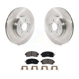 Front Disc Brake Rotors And Ceramic Pads Kit For Subaru Crosstrek Impreza