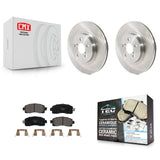 Front Disc Brake Rotors And Ceramic Pads Kit For Subaru Crosstrek Impreza