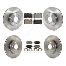 Charger l'image dans la galerie, Front Rear Disc Brake Rotors And Ceramic Pads Kit For Chevrolet Camaro