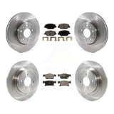 Front Rear Disc Brake Rotors And Ceramic Pads Kit For Buick Envision