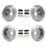 Front Rear Disc Brake Rotors And Ceramic Pads Kit For Toyota 86 Subaru BRZ