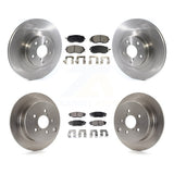 Front Rear Disc Brake Rotor And Ceramic Pad Kit For Subaru Forester XV Crosstrek