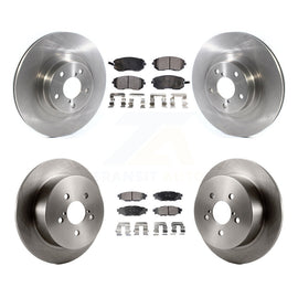 Front Rear Disc Brake Rotors And Ceramic Pads Kit For Subaru Outback Legacy