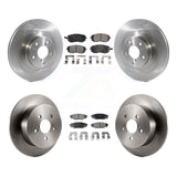 Front Rear Disc Brake Rotors And Ceramic Pads Kit For Subaru Outback Legacy