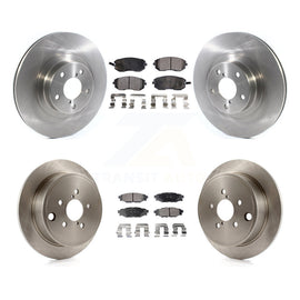Front Rear Disc Brake Rotors Ceramic Pad Kit For Subaru Outback Forester Impreza