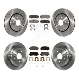 [Front+Rear] 2019-2022 Honda Passport Premium OE Brake Rotors & Ceramic Pads Kit For Max Braking