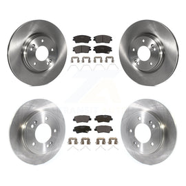 [Front+Rear] 2017-2020 Hyundai Elantra 1.6L Premium OE Brake Rotors & Ceramic Pads Kit For Max Braking