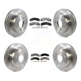[Front+Rear] 2016-2022 Nissan TITAN XD Premium OE Brake Rotors & Ceramic Pads Kit For Max Braking