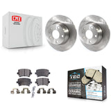 Rear Brake Rotor & Ceramic Pad Kit For Audi TT Quattro With 286mm Diameter