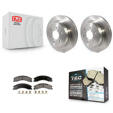 Charger l'image dans la galerie, [Rear] 2016-2022 Nissan TITAN XD Premium OE Brake Rotors &amp; Ceramic Pads Kit For Max Braking