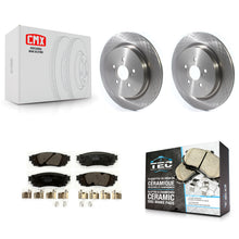Load image into Gallery viewer, Rear Disc Brake Rotors And Ceramic Pad Kit For Lexus RX350 RX450h RX350L RX450hL
