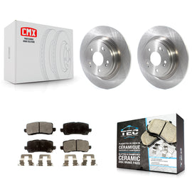 [Rear] 2017-2020 Acura MDX Premium OE Brake Rotors & Ceramic Pads Kit For Max Braking