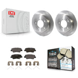 Rear Disc Brake Rotors And Ceramic Pads Kit For Hyundai Elantra Kia Niro Ioniq