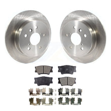 Charger l&#39;image dans la galerie, Rear Disc Brake Rotors And Ceramic Pads Kit For Toyota Camry