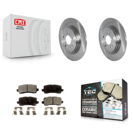 [Rear] 2018-2023 Honda Odyssey Premium OE Brake Rotors & Ceramic Pads Kit For Max Braking