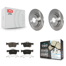 Charger l'image dans la galerie, Rear Disc Brake Rotors And Ceramic Pads Kit For Honda Civic