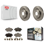 Rear Brake Rotor & Ceramic Pad Kit For Mercedes-Benz GLA250 CLA250 INFINITI QX30