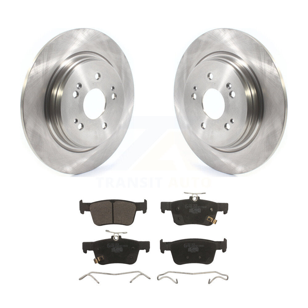 Rear Disc Brake Rotors And Ceramic Pads Kit For 2019-2022 Acura RDX