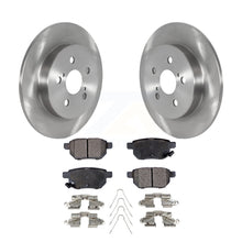 Load image into Gallery viewer, Rear Brake Rotor Ceramic Pad Kit For 19 Toyota Corolla With Manual Parking