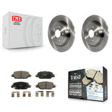 [Rear] 2017-2022 Honda CR-V Premium OE Brake Rotors & Ceramic Pads Kit For Max Braking