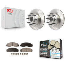 Load image into Gallery viewer, Front Disc Brake Rotors Hub And Ceramic Pads Kit For Ford F-250 Super Duty F-350
