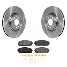 Charger l&#39;image dans la galerie, Front Disc Brake Rotors And Ceramic Pads Kit For Jeep Cherokee