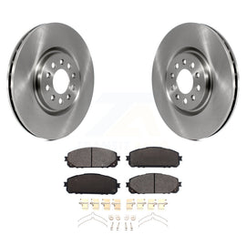 Front Disc Brake Rotors And Ceramic Pads Kit For Jeep Cherokee